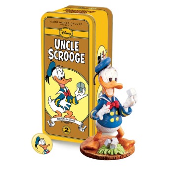 Disney Statue Classic Uncle Scrooge Series 2 Square Egg Donald Duck 13 cm